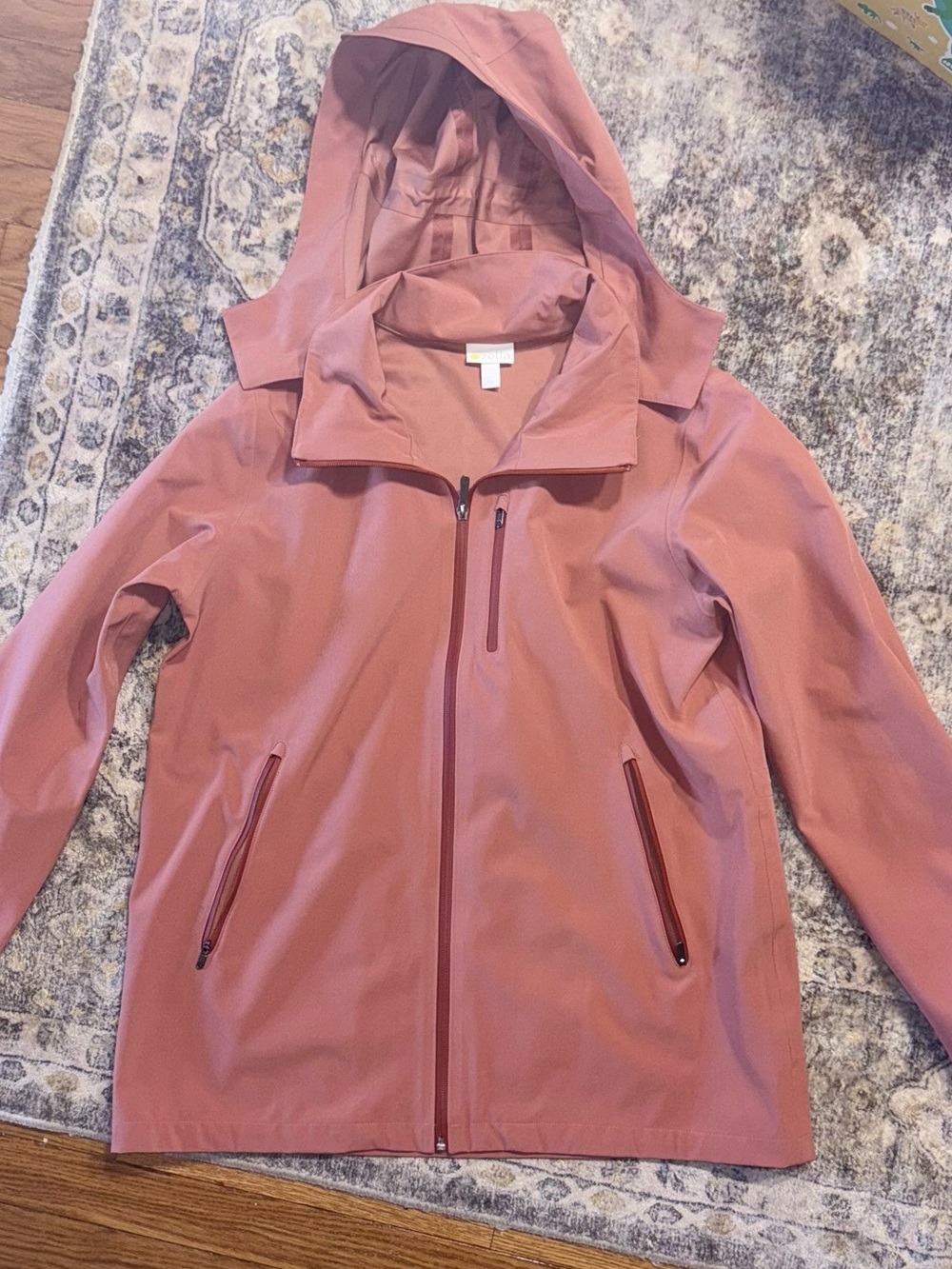 Zella Rose Dusty Hooded Trench Coat